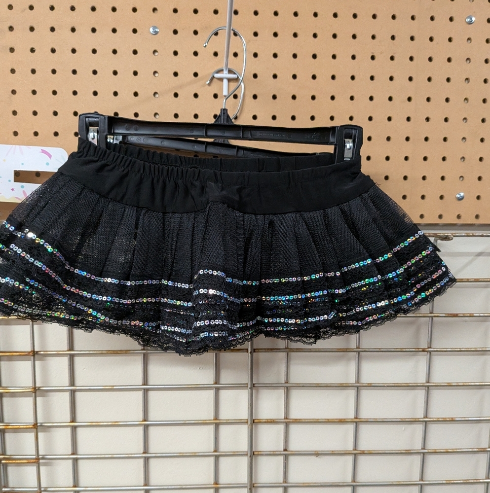 New Women's Black Mini Tutu Skirt